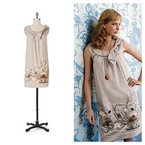 Anthro Floreat 'Finch & Thistle' Embroidered Dress